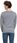 Męski Sweter Mustang Basic C Neck Jumper Mid Grey Melange 1006812 4140 - zdjęcie 6