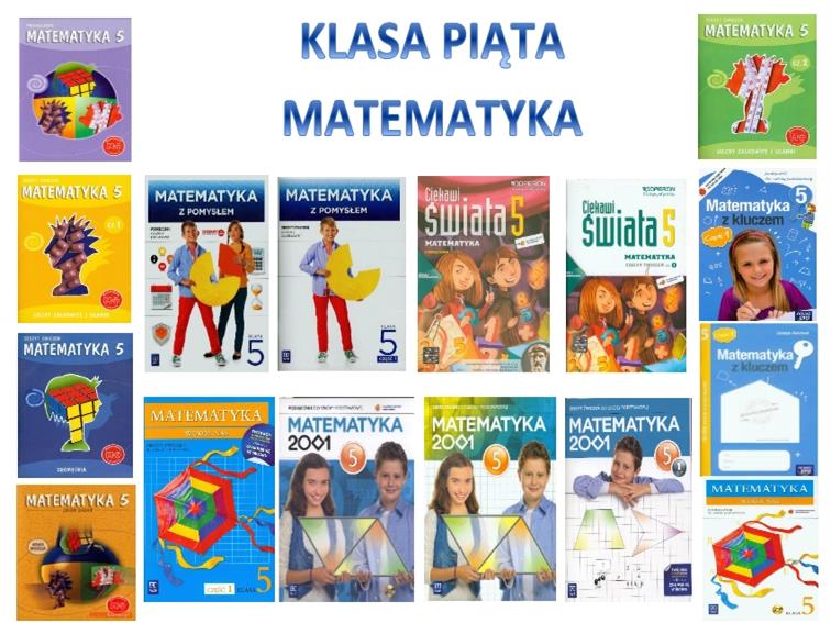 Zestaw KLASA 5 MATEMATYKA - zdjęcie