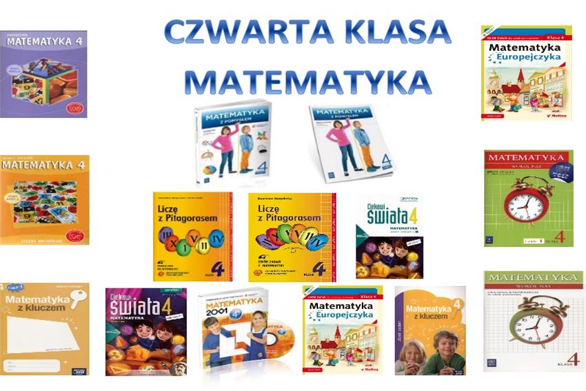 Zestaw klasa czwarta matematyka - zdjęcie