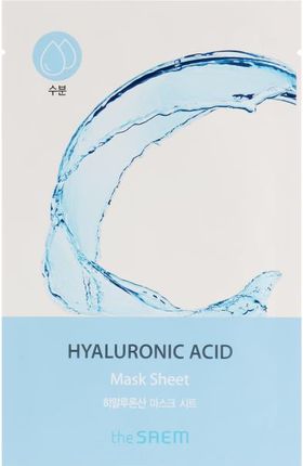 The Saem Maseczka W Płachcie Do Twarzy Z Kwasem Hialuronowym Bio Solution Hydrating Hyaluronic Acid Mask Sheet 20g