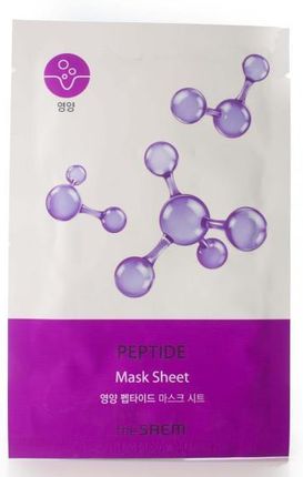The Saem Nawilżająca Maseczka W Płachcie Do Twarzy Z Peptydami Bio Solution Nourishing Peptide Mask Sheet 20ml