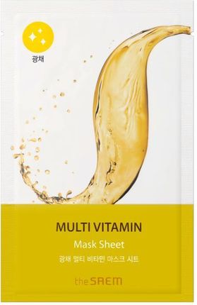 The Saem Multiwitaminowa Maseczka W Płachcie Do Twarzy Bio Solution Radiance Multi Vitamin Mask Sheet 20ml