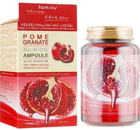 Farmstay Serum W Ampułkach Z Ekstraktem Z Granatu Pomegranate All In One Ampoule 250 ml