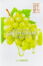 The Saem Maska W Płachcie Z Ekstraktem Z Winogron Natural Green Grape Mask Sheet 21ml