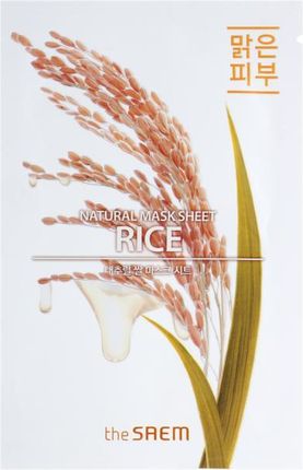 The Saem Odżywcza Maska ​​W Płachcie Natural Mask Sheet Rice 21ml