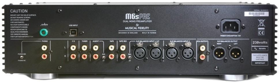 фото Інтегральний підсилювач Musical Fidelity M6s PRE Black
