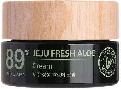 Krem The Saem Odświeżający ​​Nawilżający Z Sokiem Z Aloesu 89% Jeju Fresh Aloe Cream na dzień 50ml