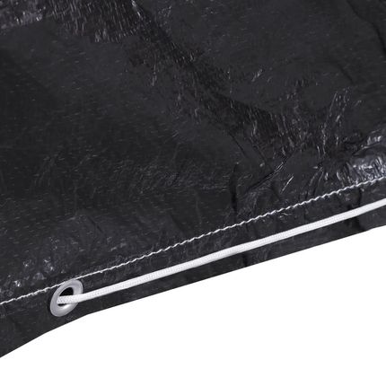 Vidaxl Pokrowiec na huśtawkę ogrodową, 10 oczek 2 zamki, 255x145x170cm 48639 - zdjęcie 5