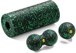 Zdjęcie 4FIZJO Zestaw Epp Roller + Piłka Double Do Masażu Zielony - Krosno
