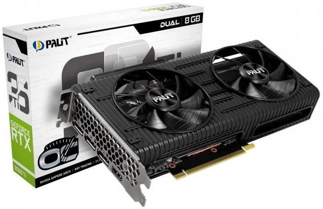 れ*お様 Palit GeForce RTX3060Ti 8GB DUAL OC Palit GeForce RTX 3060 Ti Dual 8GB GDDR6 LHR (NE6306T019P2