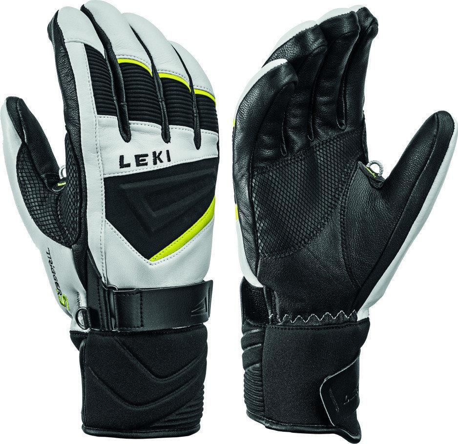 Leki Griffin Mens Ski Gloves White Black Lime Ceny i opinie Ceneo.pl