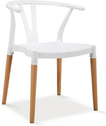 Simplet Krzesło Wicker Pp Białe 15653
