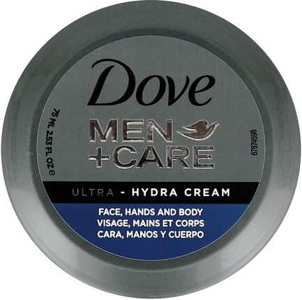 Dove Men+Care Ultra- Hydra Cream Facehands And Body Uniwersalny Nawilżający Krem Do Twarzyrąk I Ciała Dla Mężczyzn 75Ml