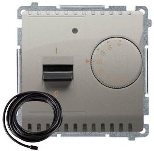 Kontakt-Simon Regulator Temperatury Z Wyświetlaczem Satynowy Metalizowany (Bmrt10Zs0229)
