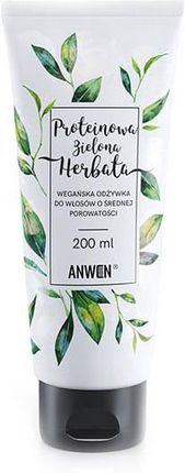 Anwen Proteinowa Zielona Herbata Odżywka Do Włosów O Średniej Porowatości 200 ml