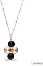 SPARK NASZYJNIK SREBRNY SWAROVSKI UVA SMALL