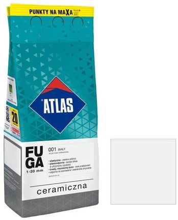 Atlas Fuga Ceramiczna 001 Biała 2Kg