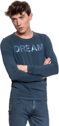 MUSTANG Longsleeve Dream INSIGNIA BLUE 1004497 5230 - Ceny i opinie T-shirty i koszulki męskie RHPZ