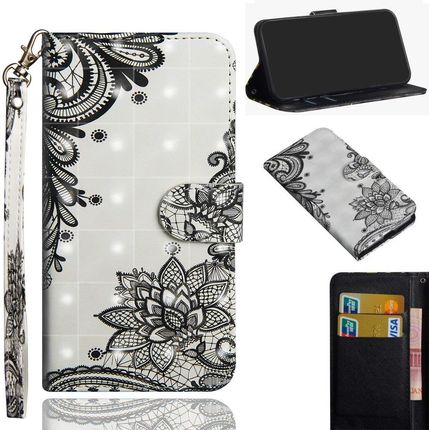 Erbord Etui Wallet do Samsung Galaxy S20 FE Lace Flower Wielokolorowy