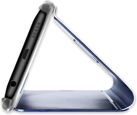 Erbord Etui Clear View do Samsung Galaxy A51 5G Baby Blue Przezroczysty Jasnoniebieski