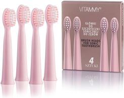 Zdjęcie VITAMMY HARMONY PINK Końcówki do szczoteczki sonicznej 4 szt. - Luboń