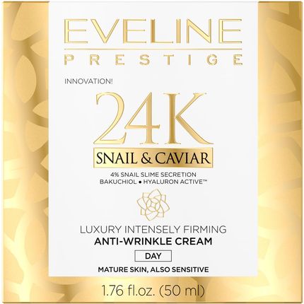 Krem Eveline Cosmetics Prestige 24K na dzień 50ml