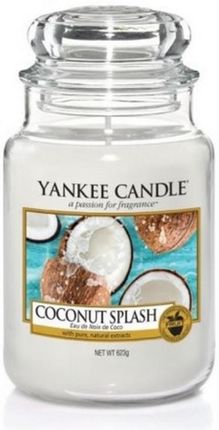 Yankee Candle Świeca Zapachowa Duży Słój Coconut Splash 623G