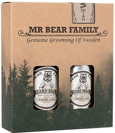 Mr Bear Family Kit Beard Brew & Shaper Woodland