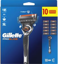 Gillette Fusion Proglide Zestaw Maszynka Do Golenia Z Jednym Ostrzem 1 Szt + Zapasowe Ostrze 9 Szt