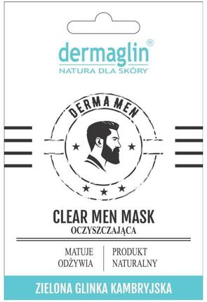 Dermaglin Clear Men Mask Oczyszczająca 20G