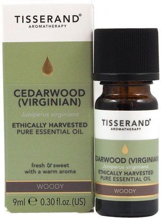 Tisserand Cedarwood Virginian Olejek Z Drzewa Cedrowego 9ml