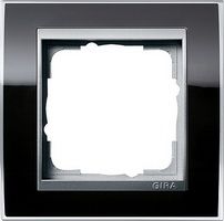 Gira Ramka pojedyncza aluminiowy Event Clear czarny 0211736