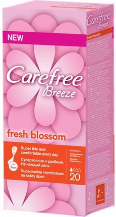 CAREFREE Wkładki Breeze (20 szt.) Fresh Blossom