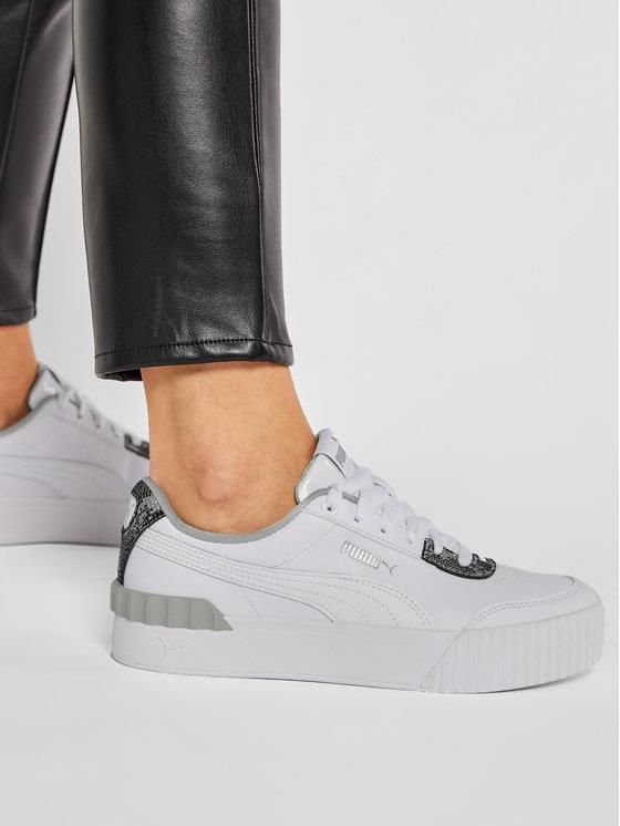 Puma Sneakersy Carina Lift Snake 373230 01 Biały - Ceny i opinie - Ceneo.pl