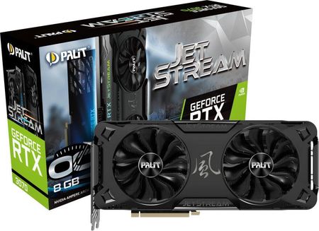 グラフィックボード・グラボ・ビデオカード Palit RTX3070 JETSTREAM OC Palit GeForce RTX 3070 JetStream OC 8GB GDDR6 (NE63070T19P2