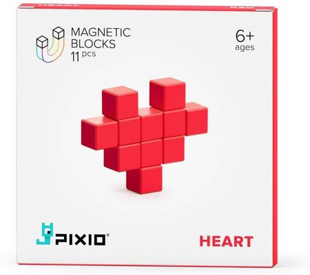 Pixio Klocki Red Heart 11El. Color Series