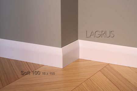 Lagrus Soft 100 Biała Listwa 16X100X2440Mm