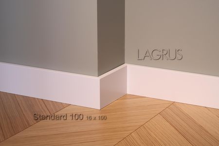 Lagrus Standard 100 Biała Listwa 16X100X2440Mm