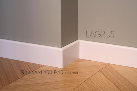 Lagrus Standard 100R10 Biała Listwa 16X100X2440Mm