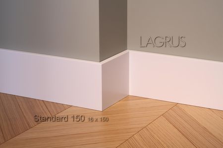 Lagrus Standard 150 Biała Listwa 16X150X2440Mm