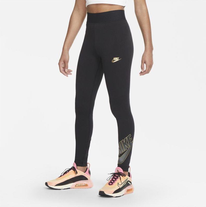 Damskie legginsy z wysokim stanem Nike Sportswear Club - Czerń - Ceny i  opinie - Ceneo.pl