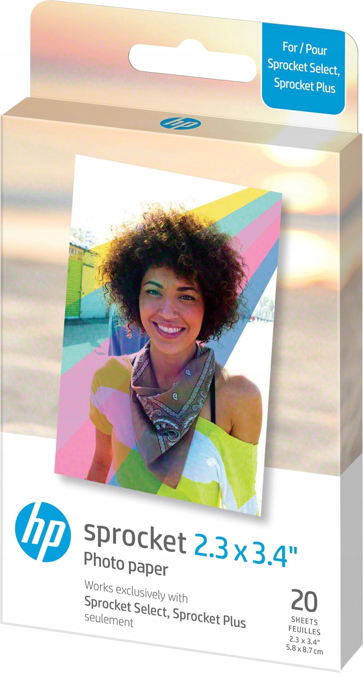 фото Принтер HP Sprocket Select Gray/Yellow (5XH49A)