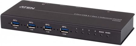 ATEN 4-Port USB3.1 Gen 1 Industrial Switch (US3344IAT)