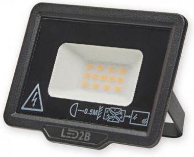 Kobi Naświetlacz Led Mh Led2B 10W Czarny 4000K