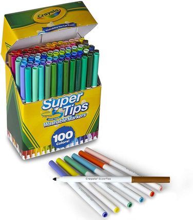 Crayola J0G15 Zmywalne Pisaki 100 Kolorów