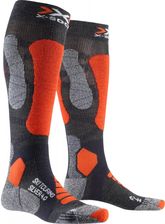 X-Socks Skarpety Narciarskie Ski Touring Silver 4.0 Szary Pomarańczowy