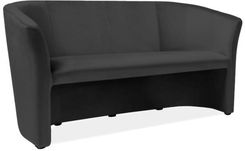 Zdjęcie Signal Sofa Tm 3 Velvet Czarna Aksamitna Trzyosobowa - Białystok