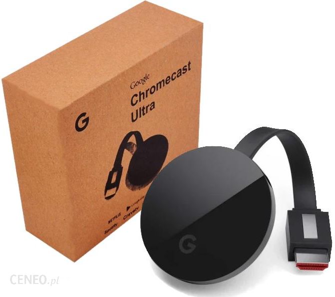 Google Chromecast Ultra 4K OEM Czarny