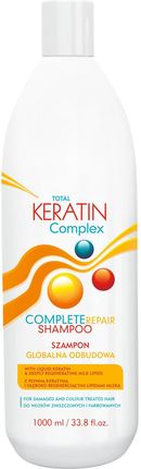 Total Keratin Complex Globalna Odbudowa Odbudowujący Szampon Do Włosów 1000 ml