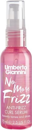 Umberto Giannini No More Frizz Curl serum do stylizacji włosów kręconych z olejkiem arganowym 75ml